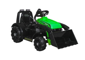 Traktor na Akumulator ZP1001B Z Łyżką Klakson Zielony