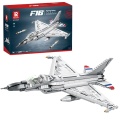 Klocki Konstrukcyjne Myśliwiec  F-16 Fighting Falcon 1427el