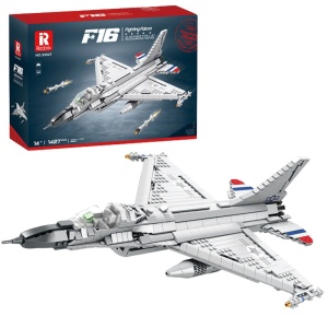 Klocki Konstrukcyjne Myśliwiec  F-16 Fighting Falcon 1427el