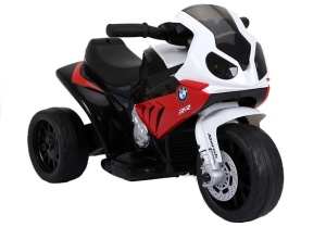 Motor na akumulator BMW S1000RR trójkołowy czerwony