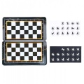 WOOPIE IQ Gra Szachy Warcaby Magnetyczne 2w1 Podróżna Kieszonkowa 10 sztuk