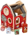 ADAM TOYS DREWNIANY SORTER KSZTAŁTÓW Z KLOCKAMI FARMA N2045