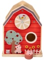 ADAM TOYS DREWNIANY SORTER KSZTAŁTÓW Z KLOCKAMI FARMA N2045