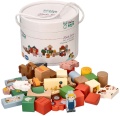 ADAM TOYS DREWNIANE KLOCKI FARMA N2044