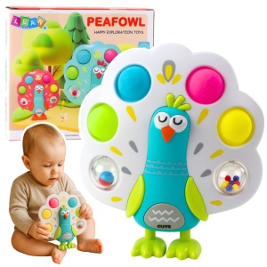 Zabawka Sensoryczna Pop-It Paw Obrotowe Kulki Dźwięk