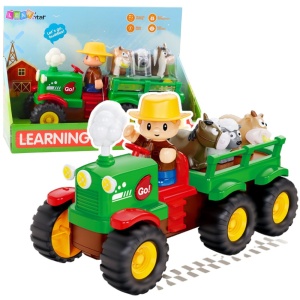 Farmer Fun Truck – interaktywny traktor z przyczepą i zwierzątkami