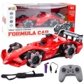 Auto Sportowe Wyścigówka Zdalnie Sterowana RC Efekt Dymu 2.4G Czerwona