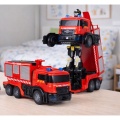 Robot Samochód Straż Pożarna 2w1 Zdalnie Sterowany RC Światła Dźwięki Woda