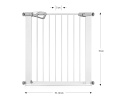 MILLY MALLY BRAMKA ZABEZPIECZAJĄCA BARIERKA GUARDY 83 WHITE