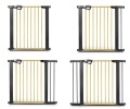 MILLY MALLY BRAMKA ZABEZPIECZAJĄCA BARIERKA Z ROZSZERZENIAMI GUARDY 104 BLACK NATURAL