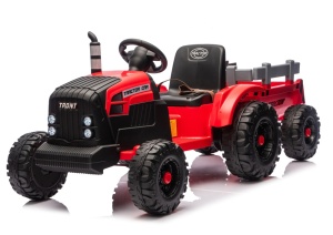 Traktor na akumulator CH9959B z przyczepą czerwony 24 V
