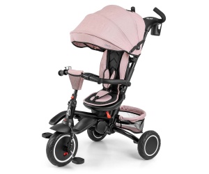 MILLY MALLY ROWEREK TRÓJKOŁOWY STANLEY 6w1 NEW PINK