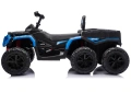 Quad Na Akumulator ATV 6 Kół Z Przyczepką JC606 24V 4x4 Niebieski