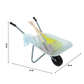SMALL FOOT DUŻY ZESTAW NARZĘDZI OGRODOWYCH DLA DZIECI Z TACZKĄ 112799