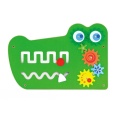 VIGA SENSORYCZNA TABLICA MANIPULACYJNA KROKODYL XL 50346