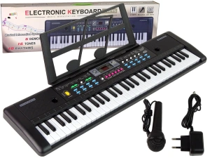 Keyboard MQ-6112 Mikrofon Uchwyt Na Nuty 61 Klawiszy 