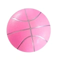 Piłka Plażowa Gumowa Pastelowa Lekka Różowa 20cm