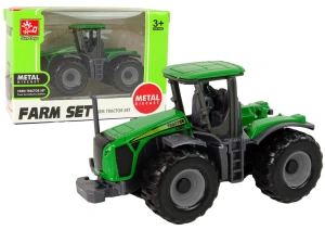 Zielony traktor rolniczy Lean Toys