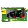 Traktor Rolniczy Farmerski z Chwytakiem Do Bel Gumowe Koła Zielony 1:24