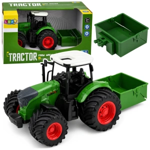 Traktor rolniczy z rozsiewaczem nawozu 1:24 Lean Toys