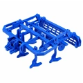 Traktor Rolniczy Farmerski Z Kultywatorem Agregat Uprawowy Zielony 1:24