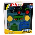Zestaw Rolniczy Traktor z Chwytakiem Do Bel Przyczepy Rolnicze Siano 1:24