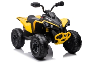 Quad na akumulator Lean Cars DK-CA002 4x4 12V 10Ah żółty