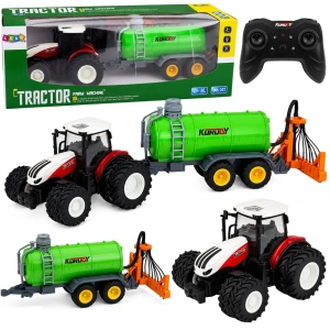 Traktor rolniczy RC z opryskiwaczem 1:24 Lean Toys