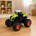 Wysoki Traktor Rolniczy Zdalnie Sterowany RC Zielony Światła Dźwięki 1:16