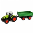 Traktor Rolniczy Z Przyczepą Wywrotką Zdalnie Sterowany RC Zielony 1:24