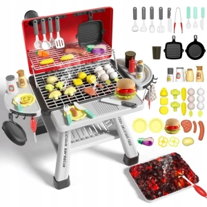 Woopie Grill Barbecue – interaktywny grill ogrodowy z efektem dymu i światła, 41 el.