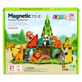 Klocki Magnetyczne Konstrukcyjne Dzikie Zwierzęta Dżungla ZOO 27 el.