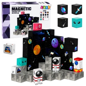 Klocki magnetyczne Kosmos 3D – 100 elementów