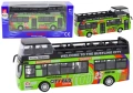 Autobus Piętrowy Turystyczny 1:32 Otwierane Drzwi Zielony