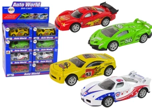 Auto sportowe wyścigowe resorak 1:43 – 4 kolory