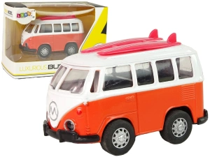 Lean Toys Metalowy autobus wycieczkowy