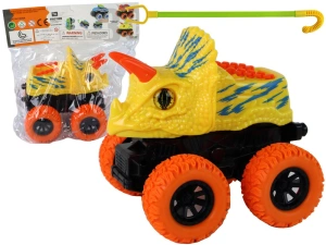 Pojazd terenowy Triceratops z napędem frykcyjnym żółty