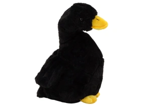 Czarna pluszowa gęś Lean Toys 30 cm