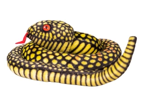 Maskotka pluszowa wąż żółty 100 cm Lean Toys