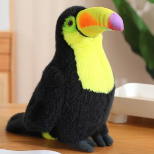 Pluszowy tukan żółty 30 cm – maskotka przytulanka