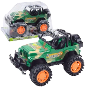 Duży samochód terenowy militarny Off-Road zielony 25 cm