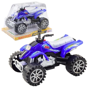Quad terenowy z napędem frykcyjnym, niebieski