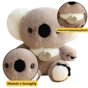 Maskotka pluszowa przytulanka miś koala szary 23 cm