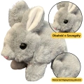 Pluszowa Maskotka Przytulanka Zając Królik Szary 18cm