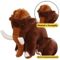 Pluszowa Maskotka Przytulanka Mamut Brązowy 20cm