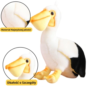 Pluszowy Pelikan – maskotka 24 cm