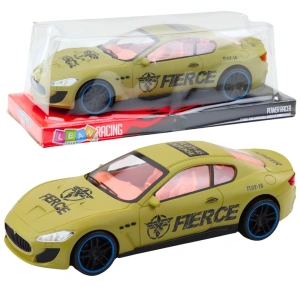 Lean Toys Samochód sportowy wyścigowy z napędem na tylne koła piaskowy khaki