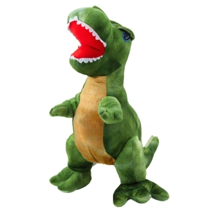 Pluszowa maskotka przytulanka Dinozaur z teksturą skóry zielona 45 cm