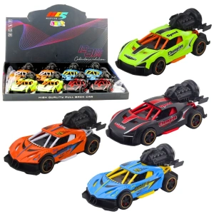 Autko sportowe ze światłami, dźwiękami i efektem dymnym Mix Lean Toys