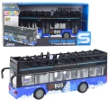 Autobus Miejski Piętrowy 1:16 Napęd Światła Dźwięki Niebieski